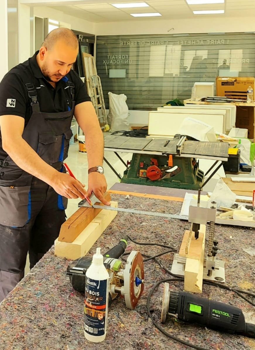 Artisans peintres près de Rouen